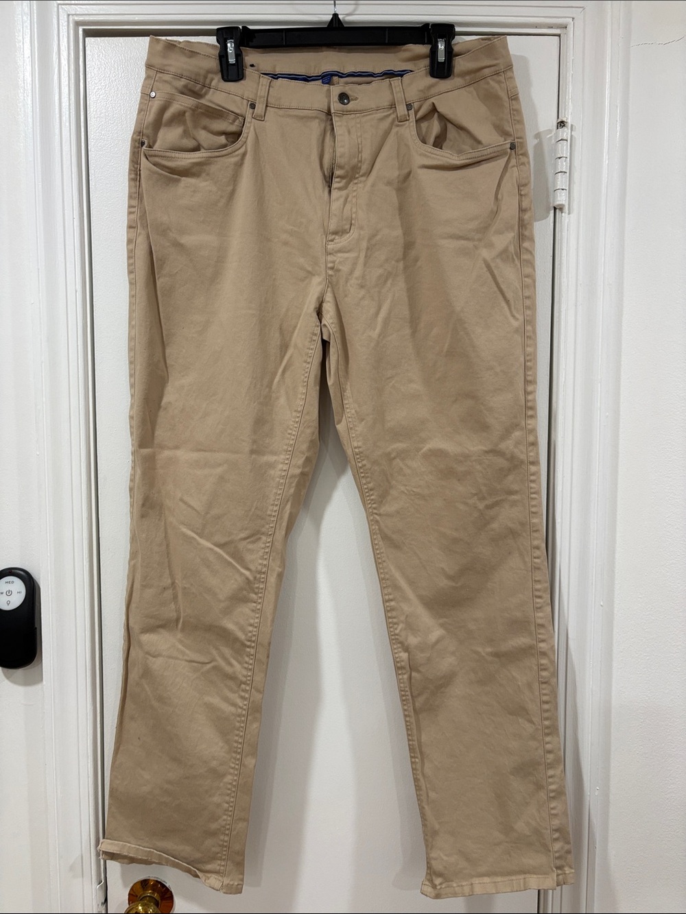 FootJoy Men's Tan Chino Pants - Straight Leg